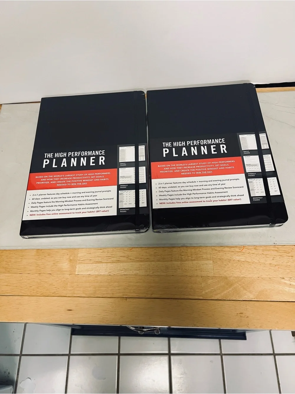 Set of 2 The High Performance Planner Brendon Burchard Productivity Planners